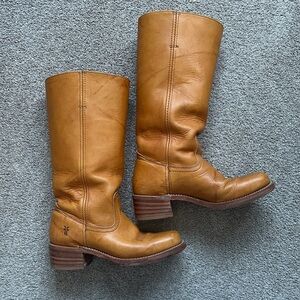 Frye Orange Sunset/ Orange Sunrise Campus Boots